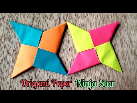 Paper Ninja star | How To Make a Paper Ninja Star (Shuriken) - Origami | Ninja Star instructions