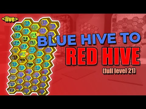 🔴Goodbye blue hive... Swapping to a RED Hive! | Bee Swarm Simulator