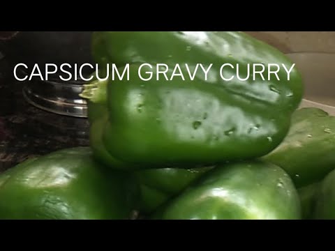 క్యాప్సికం గ్రేవీ కర్రీ Capsicum Masala Gravy Curry 🤩#viralfood #capsicum #masalacurry