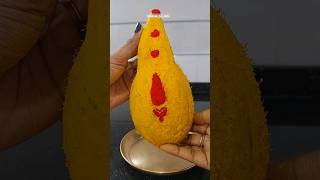 coconut Decoration ideas for varalakshmi pooja kalasha| Turmeric & Kumkum for Coconut #shorts #pooja