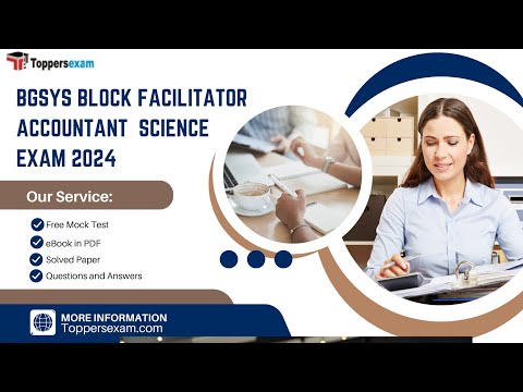 BGSYS BLOCK FACILITATOR ACCOUNTANT Online Test Series 2024, Question Bank, eBook in PDF