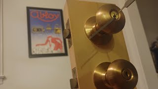 #HV1000 Entry, One Handed Lock Picking Schlage Salesman Display (5 standard pins and a privacy lock)