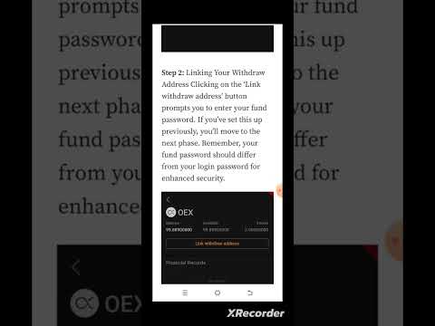 COMPLETE GUIDE ON HOW TO CAREFULLY BIND YOUR OEX WITHDRAWAL ADDRESS ON THE SATOSHI APP.
