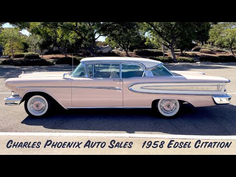 SOLD - Charles Phoenix Auto Sales - 1958 Edsel Citation