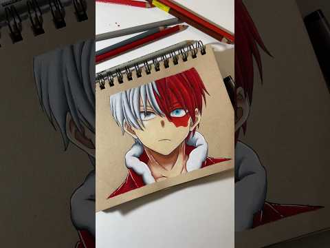 Drawing Shoto Todoroki • My Hero Academia ✨