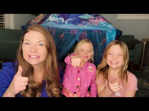 Dive into Fun with the Mermaid Princess Play Tent! (Build & Playtime)