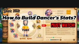 Draconia Saga How to build Dancer's stats? Drakite build & WeaponMOD & Dracamount Engrave? 舞者屬性怎麼搭？