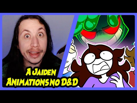 MINHA PRIMEIRA VEZ JOGANDO D&D | Jaiden Animations Dublado PT-BR | REACT DO MORENO