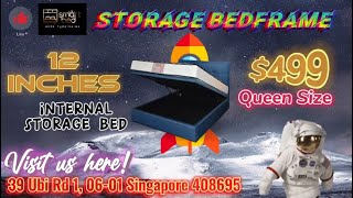 𝐒𝐌𝐀𝐑𝐓𝐁𝐄𝐃 𝐅𝐔𝐑𝐍𝐈𝐒𝐇𝐈𝐍𝐆🔥Smartbed's Storage Bedframe