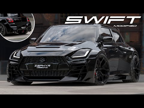 Suzuki SWIFT 2024 HARDCORE Bodykit Modification Concept by Zephyr Designz | 4K