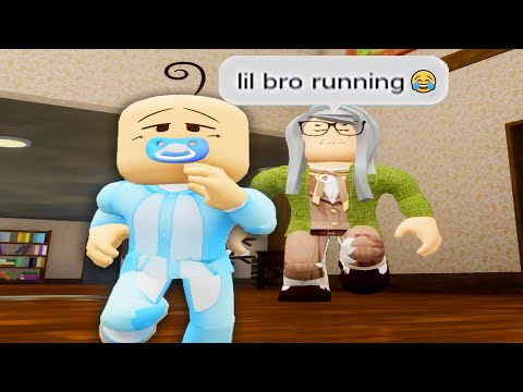 Baby vs Grandma in Roblox...