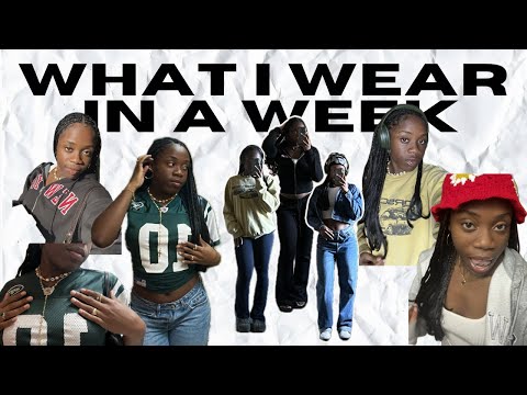 forcing myself to dress up everyday | outfits I wore to school this week