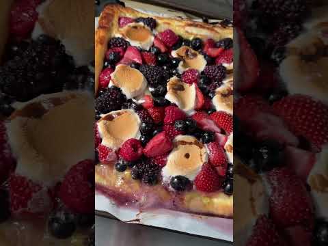 Berry and Marshmallow Fruit Tart Recipe