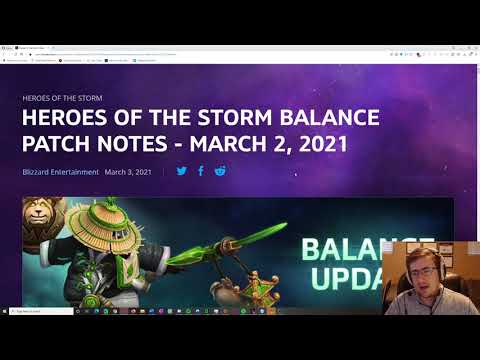 HotS Balance Patch March 2nd/3rd (mini reworks all around, chromie nerfs/malg buffs)