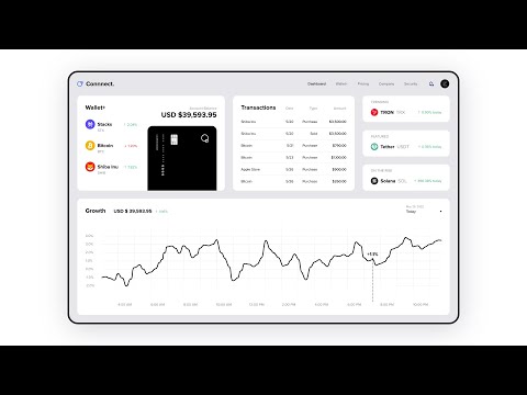 Adobe XD Crypto Dashboard Design - Tutorial