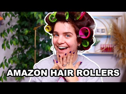 TESTING $8 AMAZON HEATLESS HAIR ROLLERS