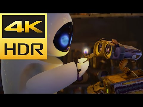 WALL-E Meets Eva | WALL-E 4K HDR