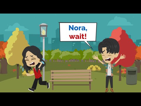 Nora is leaving Kai??? - Easy English conversation practice - Fun English with Nora