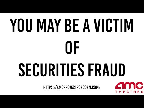 Are you a victim of securities fraud? #amc #amcstock