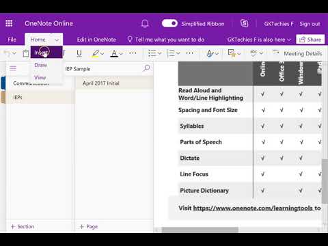 The Basics of OneNote for IEPs