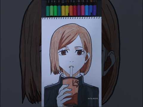 Nobara Kugisaki x drawing #shorts #drawing #anime