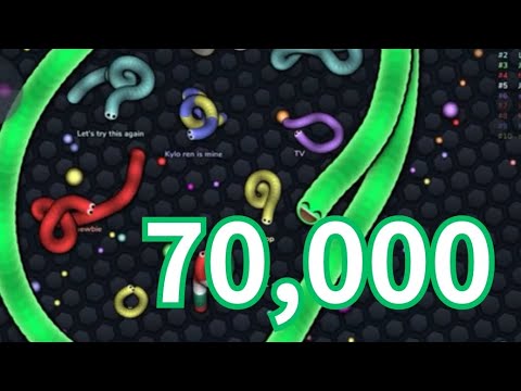 【Slither.io】Achieving 70,000 Score in Slither.io A.I.