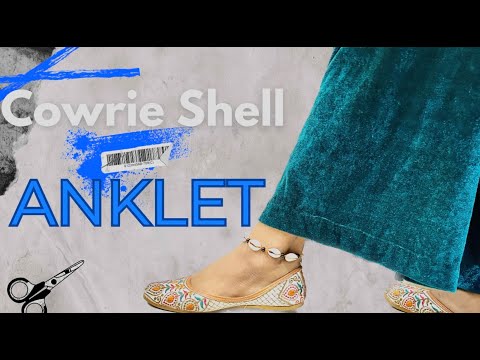 Create Your Own Stunning Cowrie Shell Anklet ✨ | DIY Anklet Designs ❤️