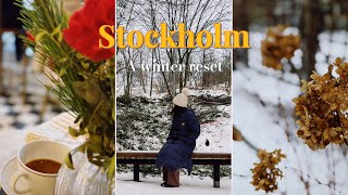 Stockholm Life Vlog ｜Winter Reset at Home｜Cooking comfort food and Cozy cafe visit