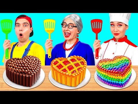 Me vs Grandma Cooking Challenge | Funny Kitchen Hacks by PaRaRa Challenge