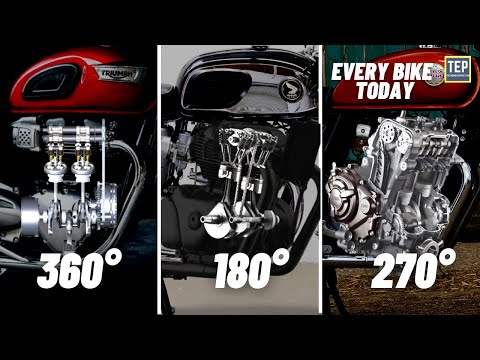 360° vs 180° vs 270° Crankshaft Angles in Parallel Twin Engine | Explained