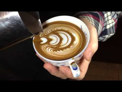 Latte art wingtulip