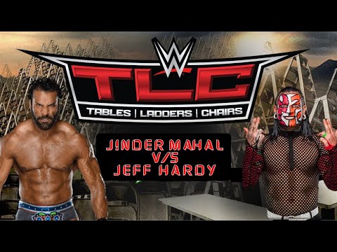 Jinder Mahal vs Jeff Hardy | 7 Tables Breaker TLC Match | NXT TakeOver