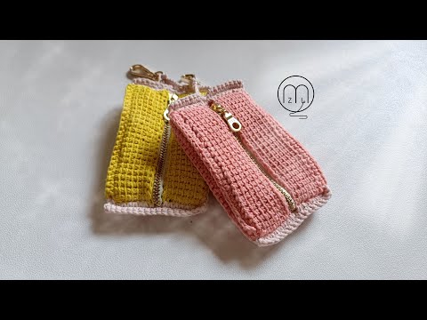 鉤針拉鍊零錢包 Crochet Coin Purse (中文字幕)