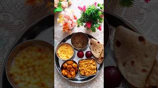 Lunch thali for husband🤩 #shorts #ytshorts #ytfeed  #lunch #lunchthali