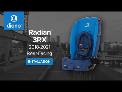 Diono® Radian® 3RX | All-in-One Convertible Car Seat | Rear-Facing Installation | 2018-2021