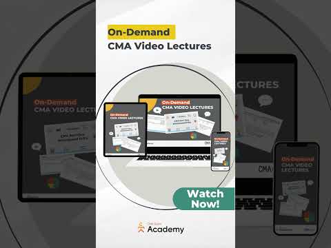 On-Demand CMA Video Lectures