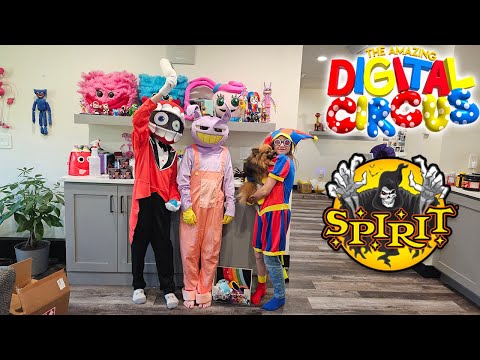 New The Amazing Digital Circus Official Costumes from Spirit Halloween!