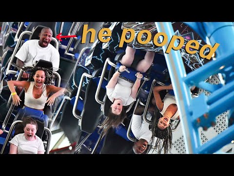 RIDING THE SCARIEST INDOOR ROLLER COASTER IN DUBAI 🇦🇪