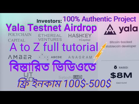 Yala Testnet Airdrop update Full tutorial - Yala Testnet backed by Bitcoin - Yala Testnet tutorial