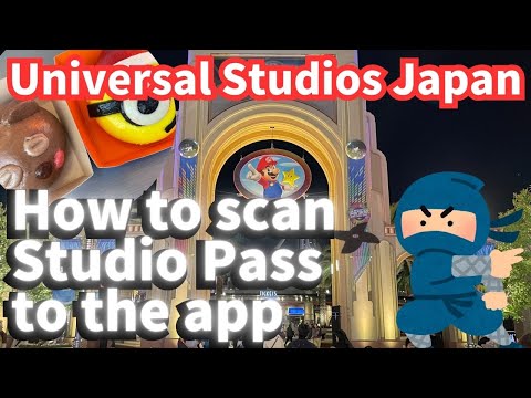 【USJ Studio Pass】How to scan tickets to the application