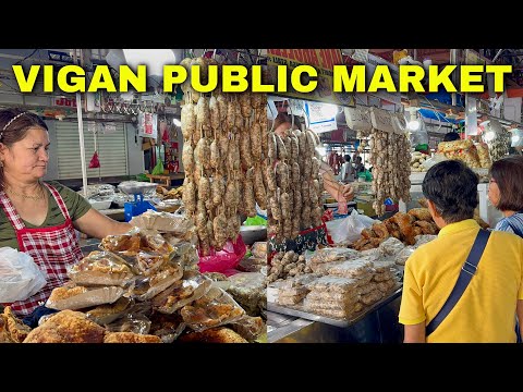 Vigan Food Market Tour - Filipino Food Finds and Morning Walk in Vigan City, Ilocos Sur, Philippines