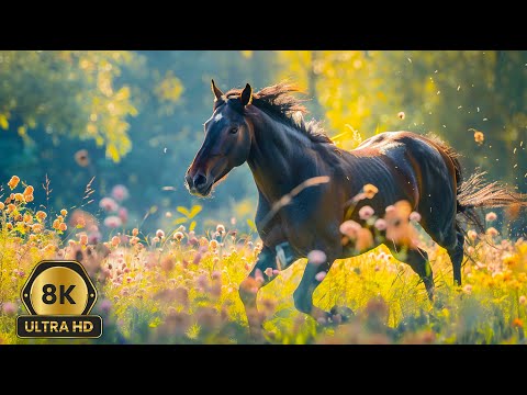 Discovering Wildlife Across the Globe 8K 🌿Beautiful Animals - Soothing Relaxing Music