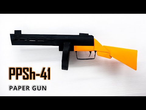 Create a Stunning Paper Model of the Legendary PPSh-41 Submachine Gun!