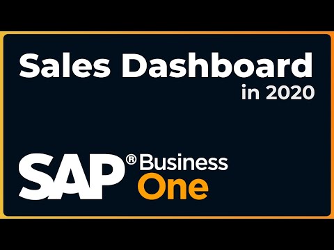 A High Level Overview of the Sales Cockpit | SAP Business One 2020