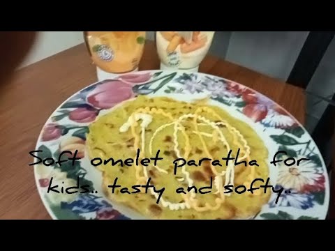 soft and tasty omelet paratha recipe for breakfast 🍳