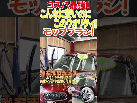 便利すぎる！激安コスパ最強洗車モップ！#洗車 #洗車グッズ #shorts