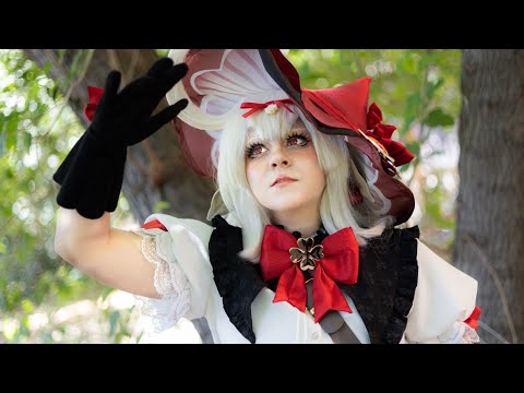 Klee Blossoming Witch skin cosplay cute and silly video from Genshin Impact~