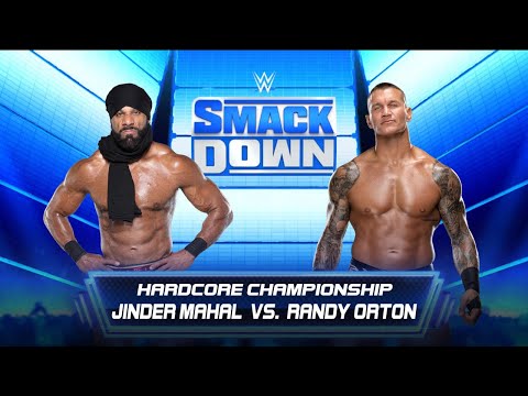 Hardcore Championship Match | Jinder Mahal vs Randy Orton | WWE SmackDown