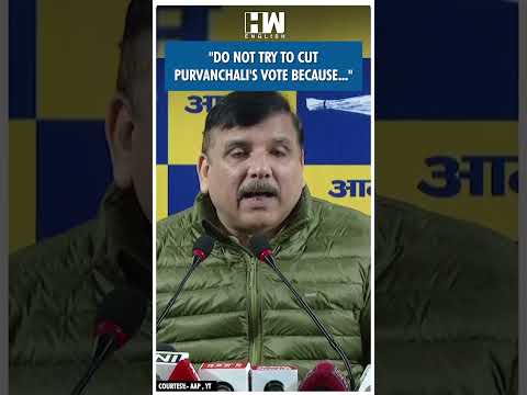 #Shorts | "Do not try to cut Purvanchali's vote because.." | Sanjay Singh | AAP | Amit Malviya