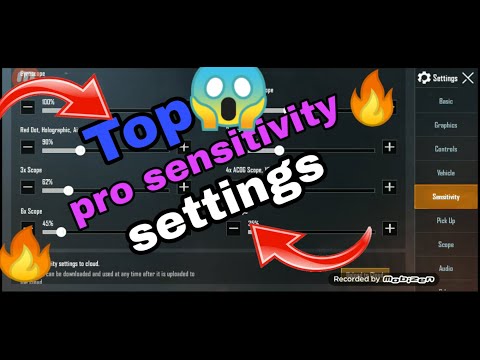 Best sensitivity control settings in PUBG MOBILE